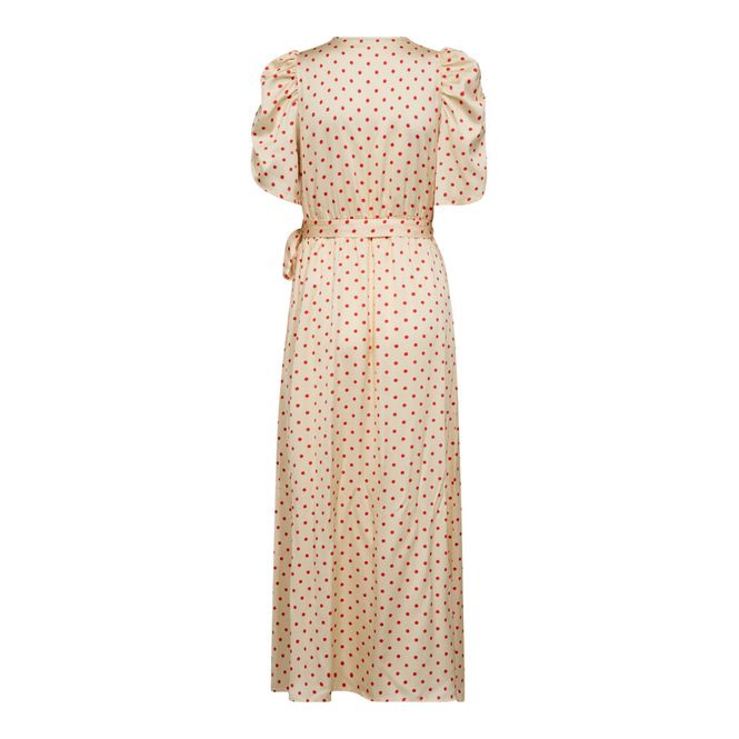 Hovedbilde Cambria Dot Wrap Dress Offwhite 