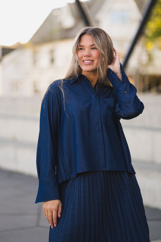 Cherrie Shirt Dark Denim 
