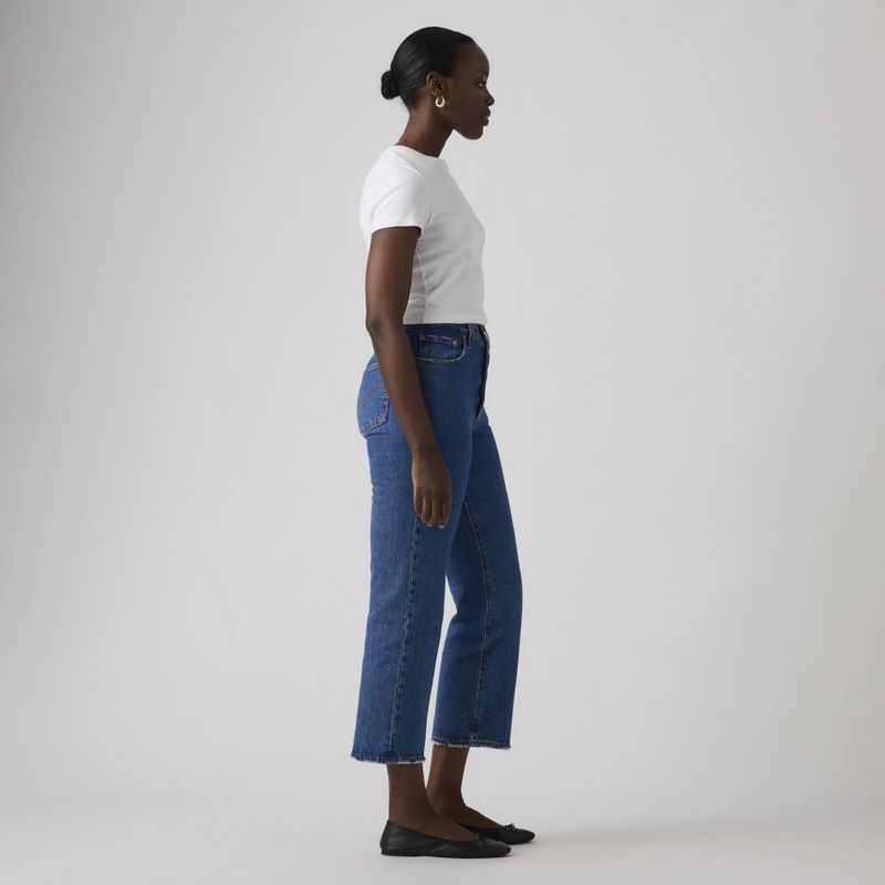 Ribcage Straight Ankle Jeans Jazz Pop