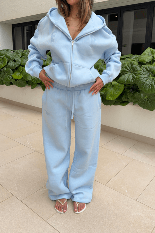 SÒL Wide Leg Joggers Sea Salt 