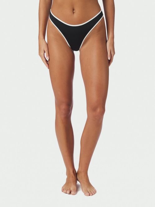 Hovedbilde Jovita Solid Contrast Bikini Brief Black/White 