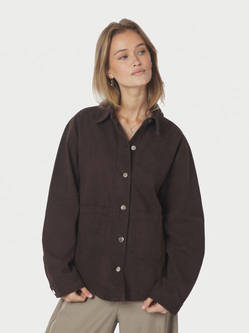 Hovedbilde Tikken Solid Jacket Dark Brown 