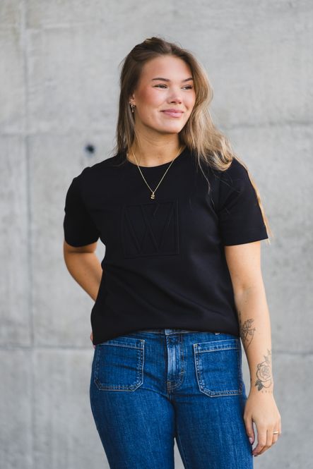 Hovedbilde Vincent Logo T-Shirt Black 