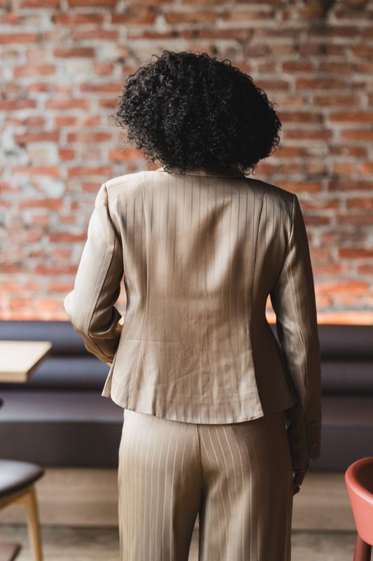 Tailored Blazer Camel 