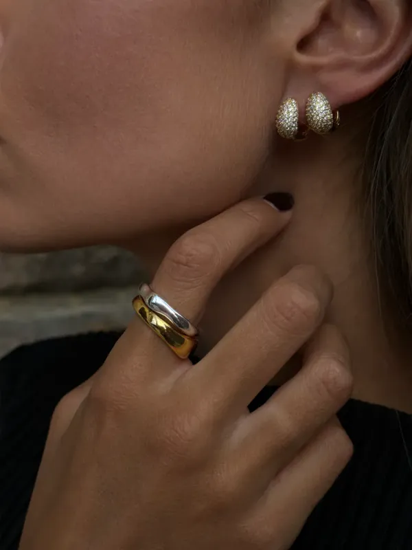Wavy Ring Silver 
