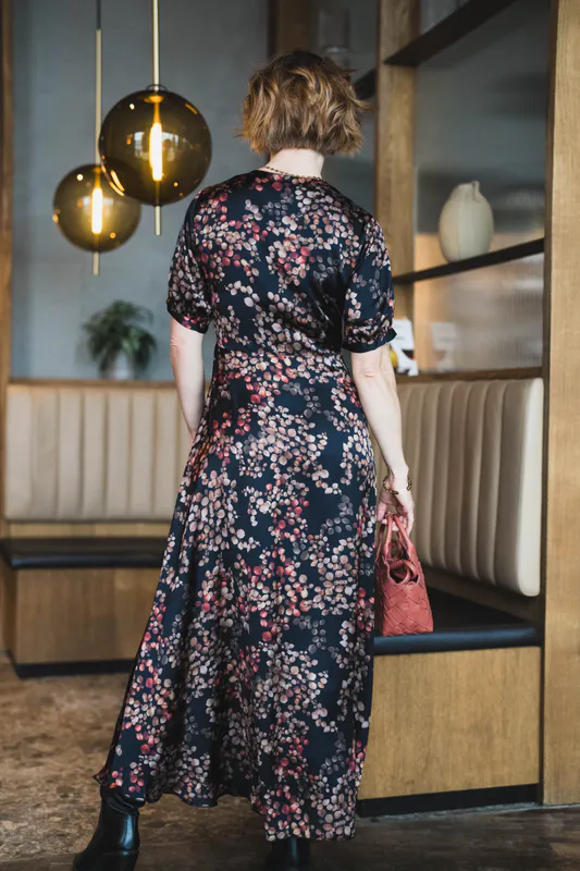 Faye Dress Melange Noir 