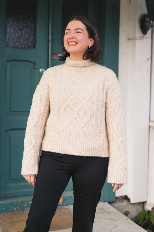 Channa Pullover Whitecap Melange 