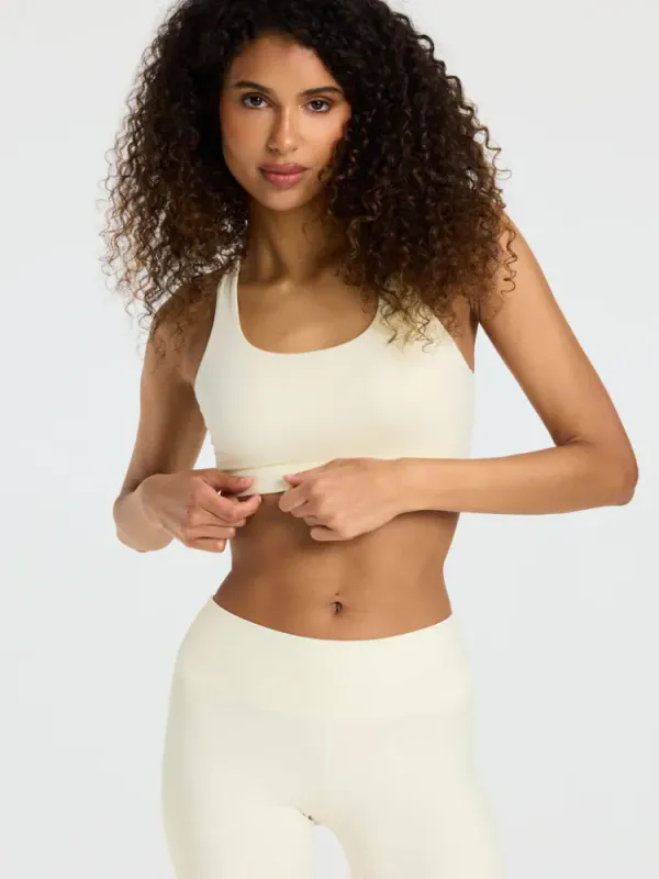 Cloudform® Crossback Sports Bra Butter Yellow 