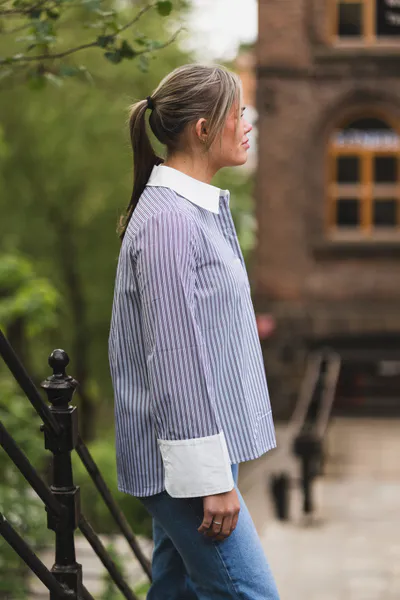Hovedbilde Dranila Stripe Shirt Brown 