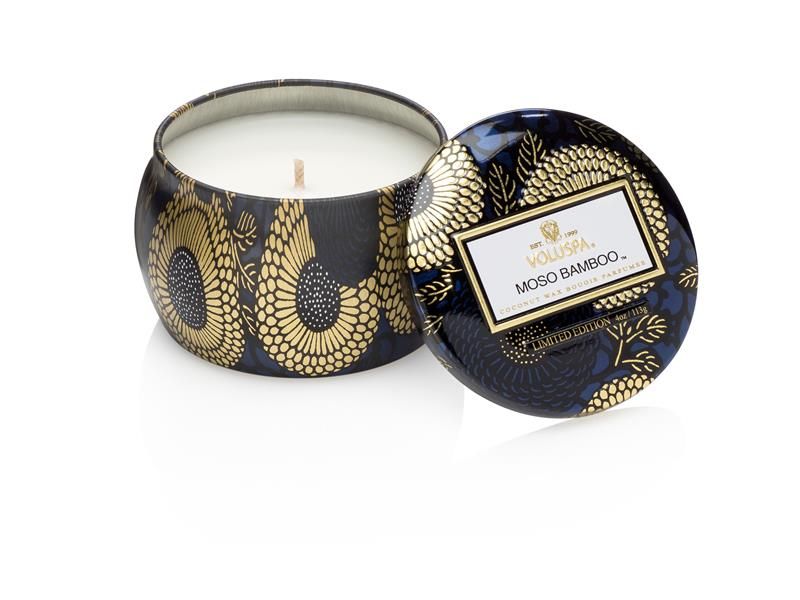 Mini Tin Candle Moso Bamboo 
