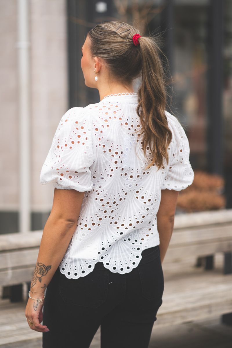 Naya Anglaise SS Shirt White 
