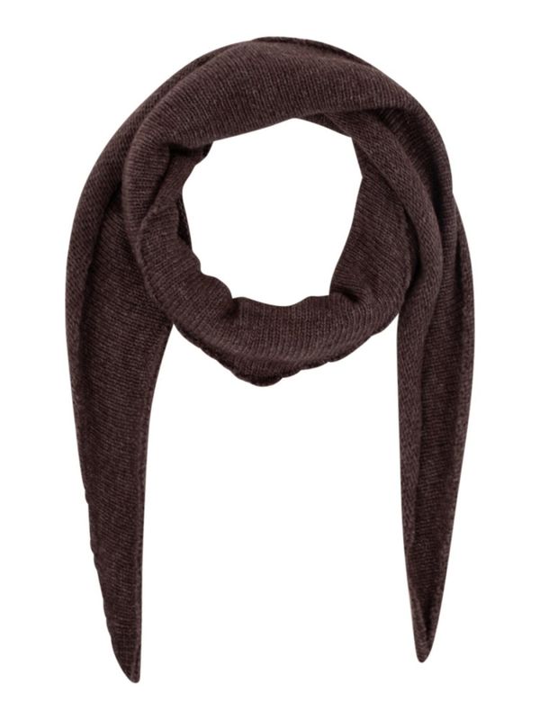 Misty Knit Scarf Dark Brown 
