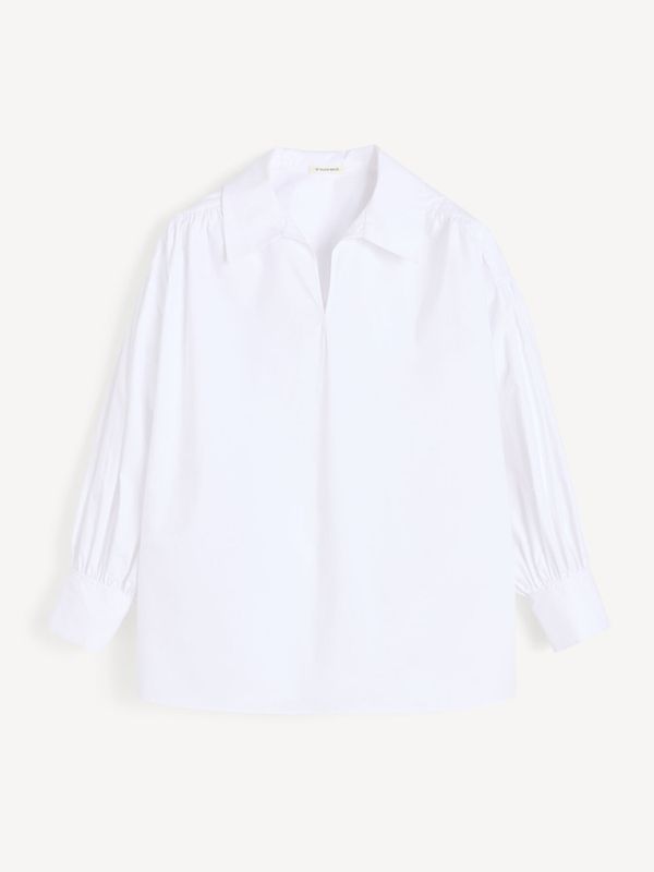 Leonora Organic Cotton Blouse Pure White 
