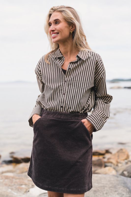 Ida Maja Shirt STP B Coffee/Oat 