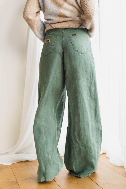 Marlene Linen Summer Dark Ivy 