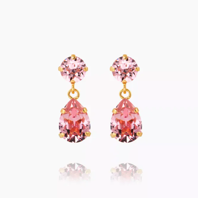Hovedbilde Mini Drop Earrings Gold Light Rose 