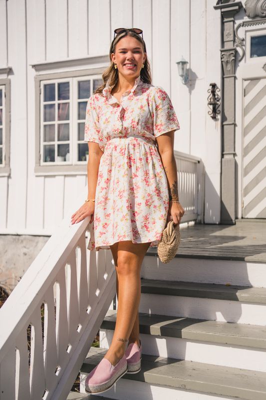 Astrid 2/4 Dress Cry Rose Flower 