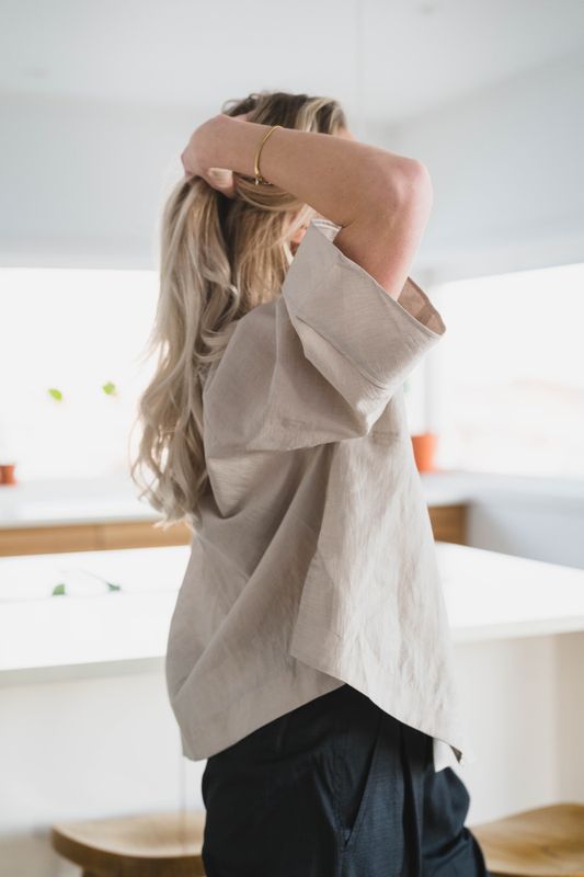 Hennie Blouse Mastic Ecru 