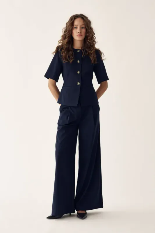 Kasaundra Blazer Navy 