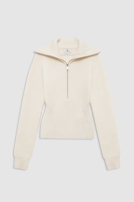 Hovedbilde June Trucker Collar Sweater Ecru 