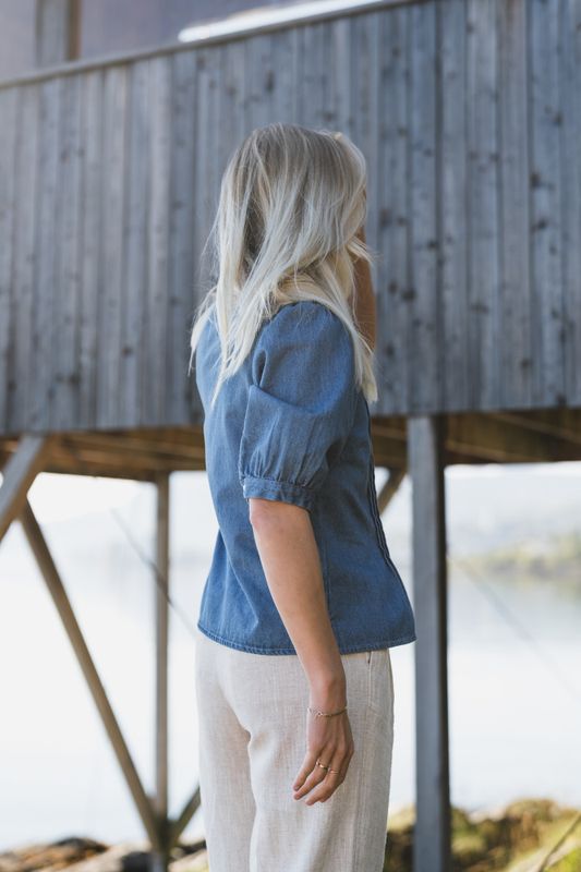 Alesia Shirt Medium Blue Denim 