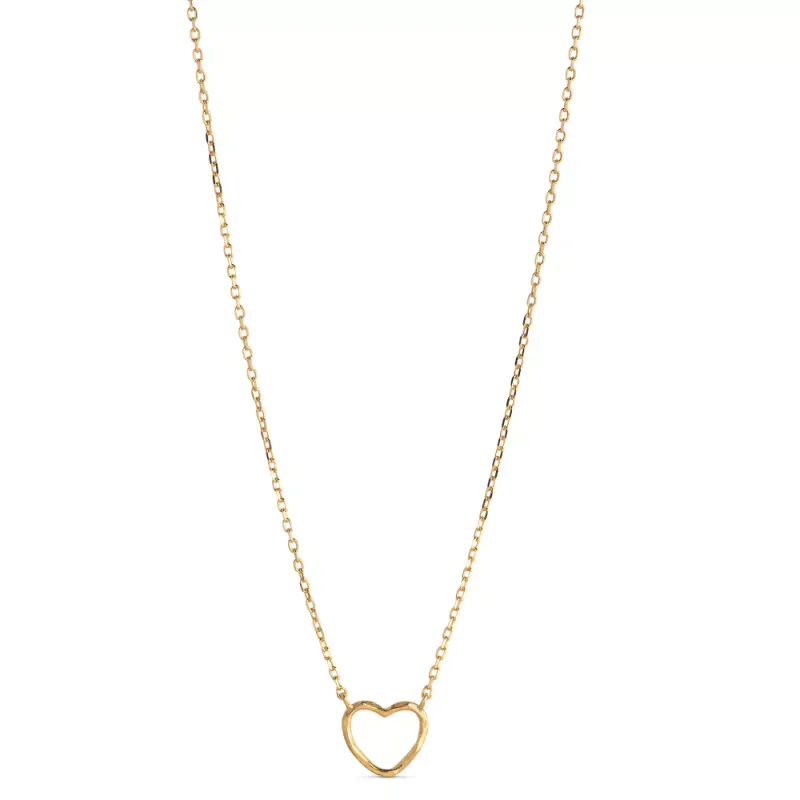 Organic Heart Necklace 