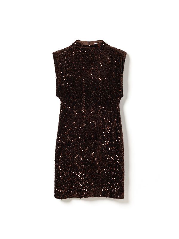 Kali Dress Chocolate Brown