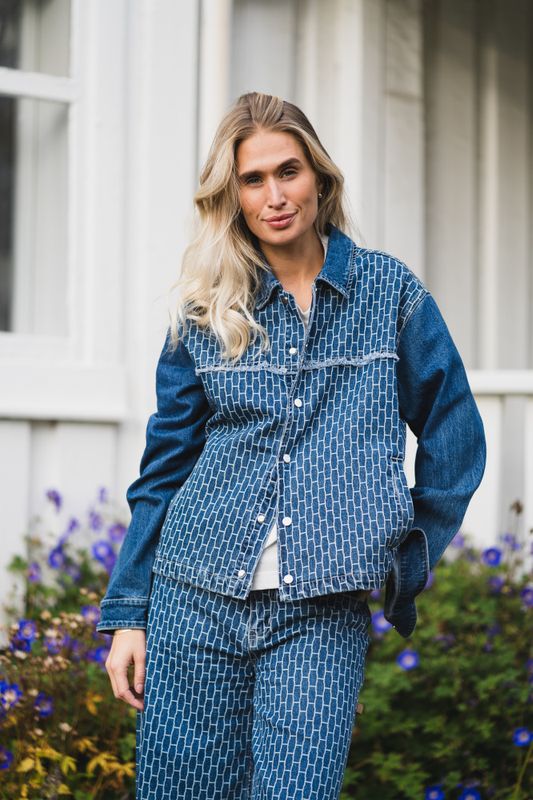 Dharma Jacket Light Wash Blue Denim 