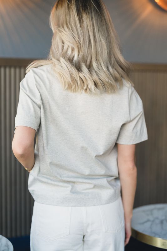 Eileen T-Shirt Gris Clair Chin 