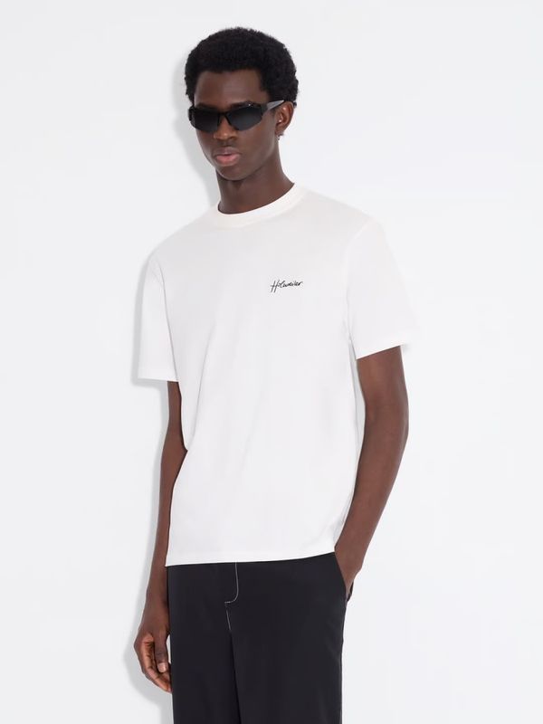 Tucker Embroidery Tee White 