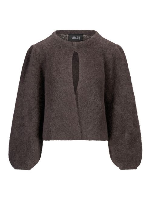 Hovedbilde Amelia Chunky Cardigan Dark Brown 