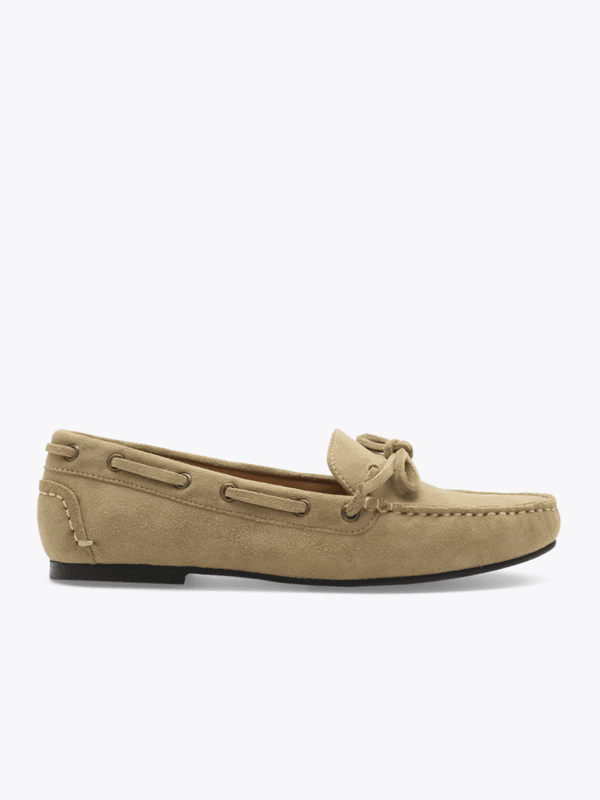 Nara Loafer Suede Taupe 