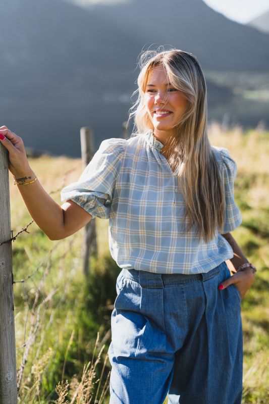 Tutti Check Light Blue 