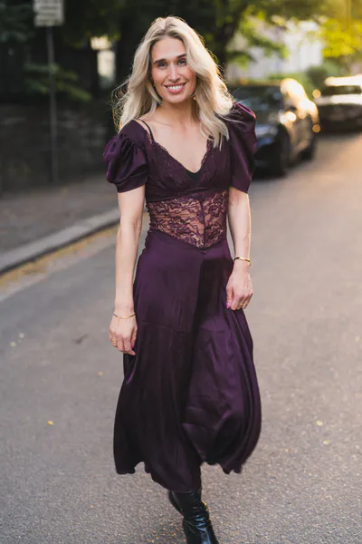 Hovedbilde Francis Lace Midi Dress Burgundy