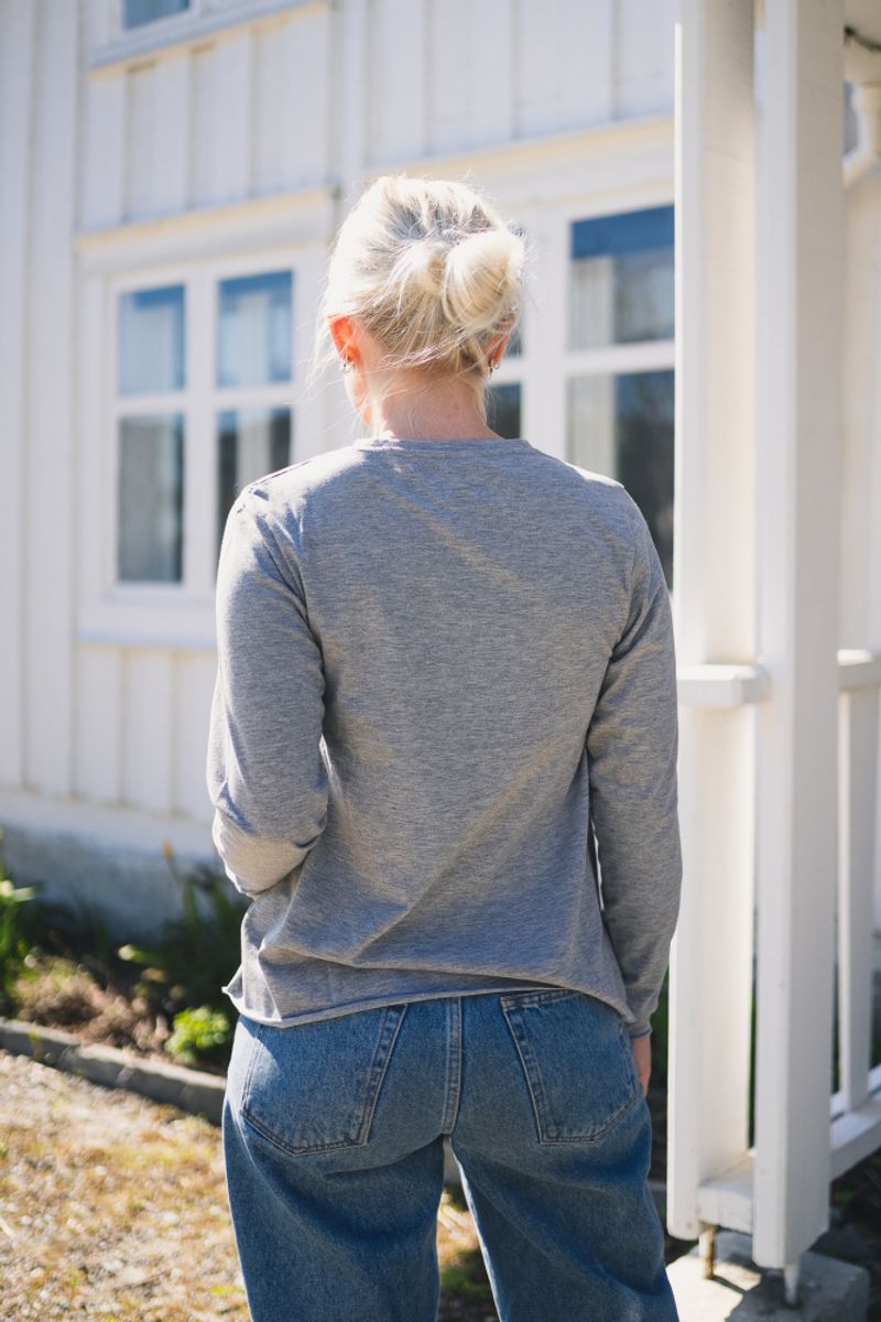 Lisa Longsleeve Grey Melange 