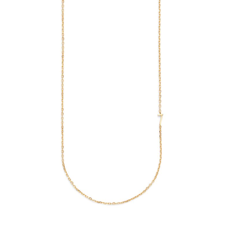 Small Number Necklace Gold - 40L - 7