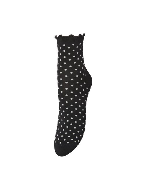 Hovedbilde Dotted Frilla Short Sock Black 