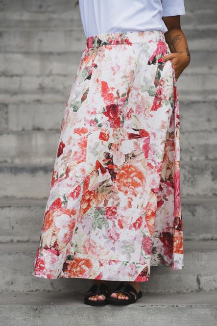Hovedbilde Rosalla HW Long Skirt Pristine Rosalla Print 
