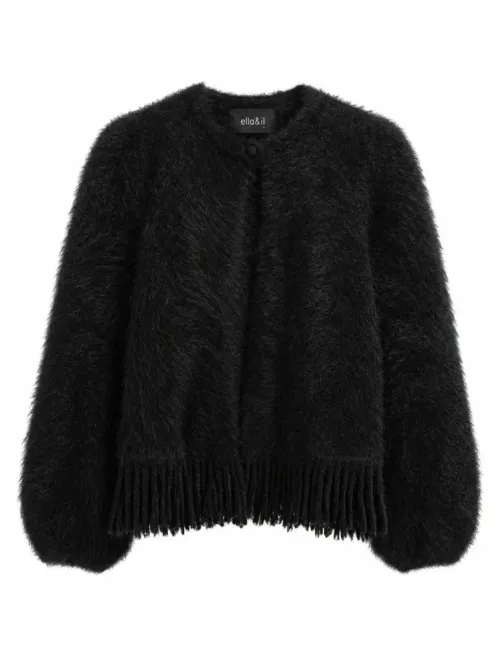 Hovedbilde Anita Chunky Cardigan Black 