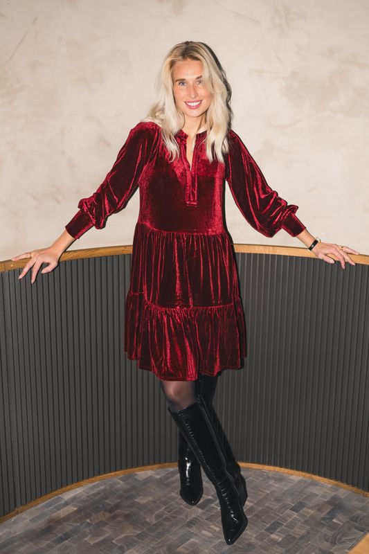 Viggase Dress Pomegranate 
