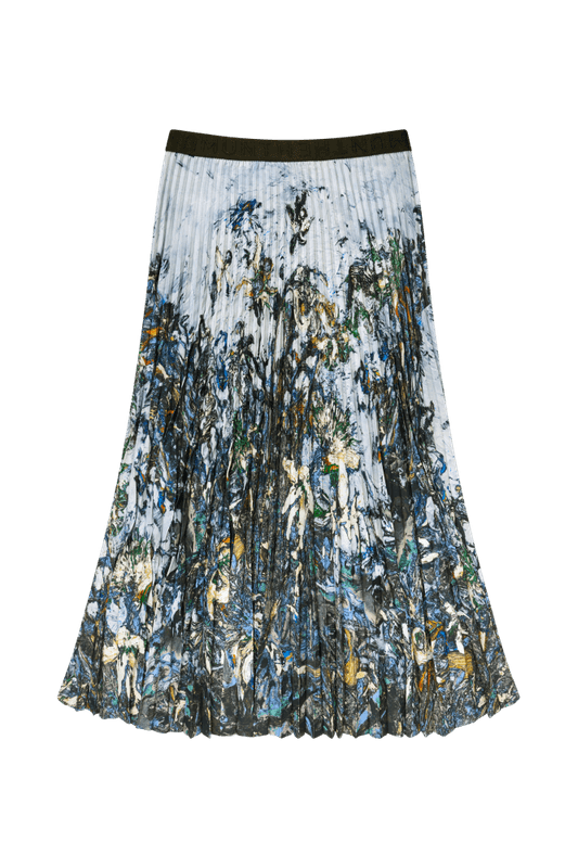 Charming Skirt Print Grey 