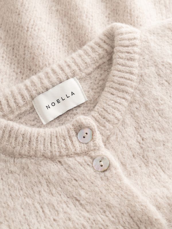 Kae Knit Cardigan Oyster 