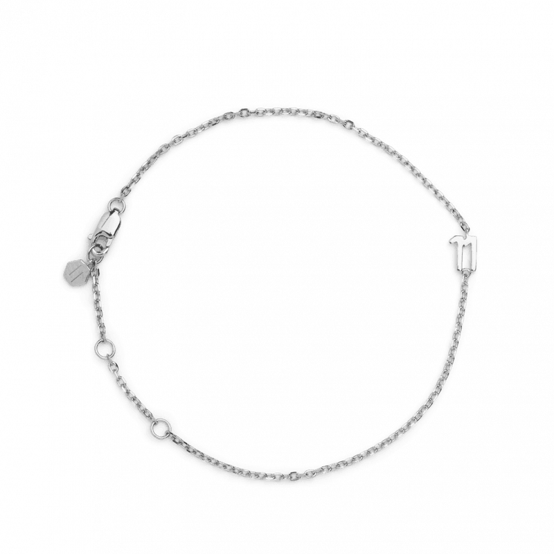 Big Number Bracelet Silver - 1