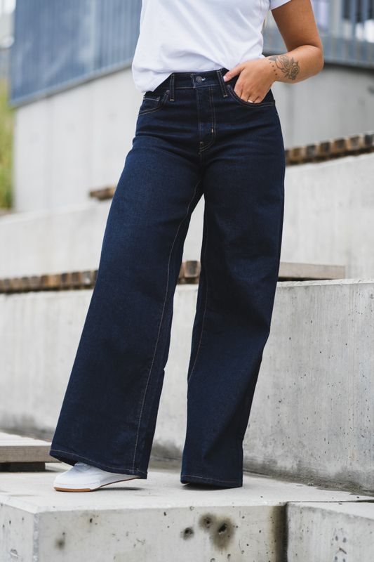 728 HR Wide Leg Retro Rinse 