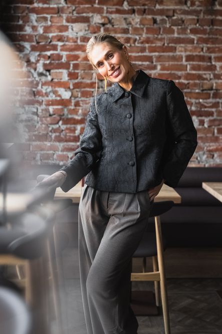 Hovedbilde Brocade Blazer Black 
