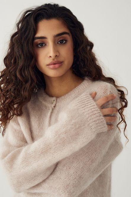 Hovedbilde Kae Mohair Cardigan Oyster 