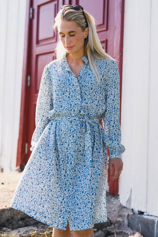 Gry Astrid Shirt Dress Q Harbor Flower 