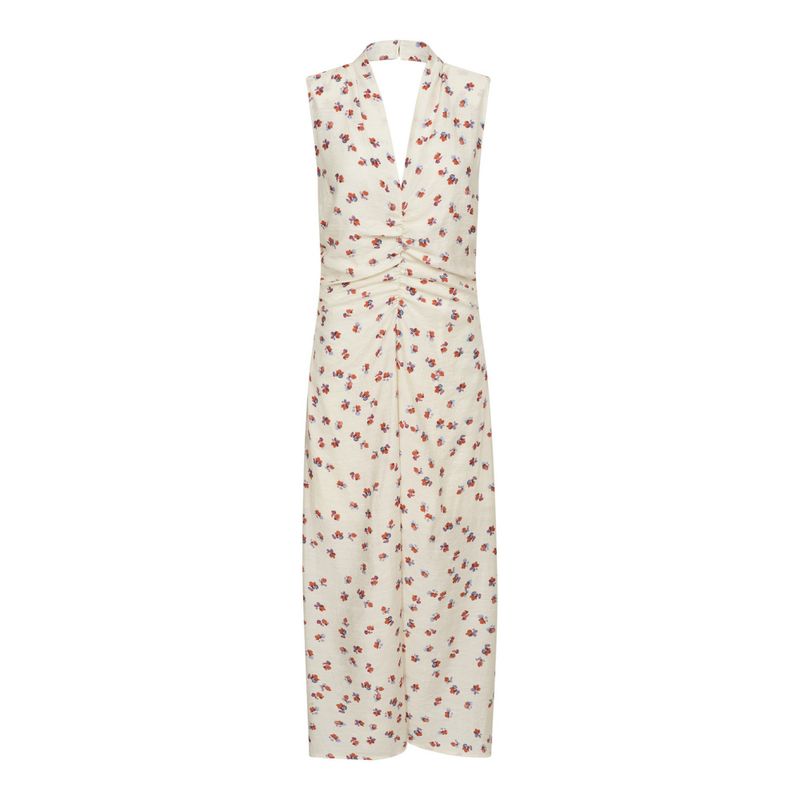 Maris Flower Dress Offwhite 
