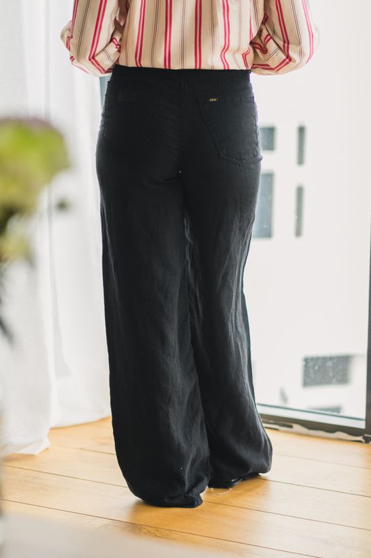 Skater Loose Linen Black 