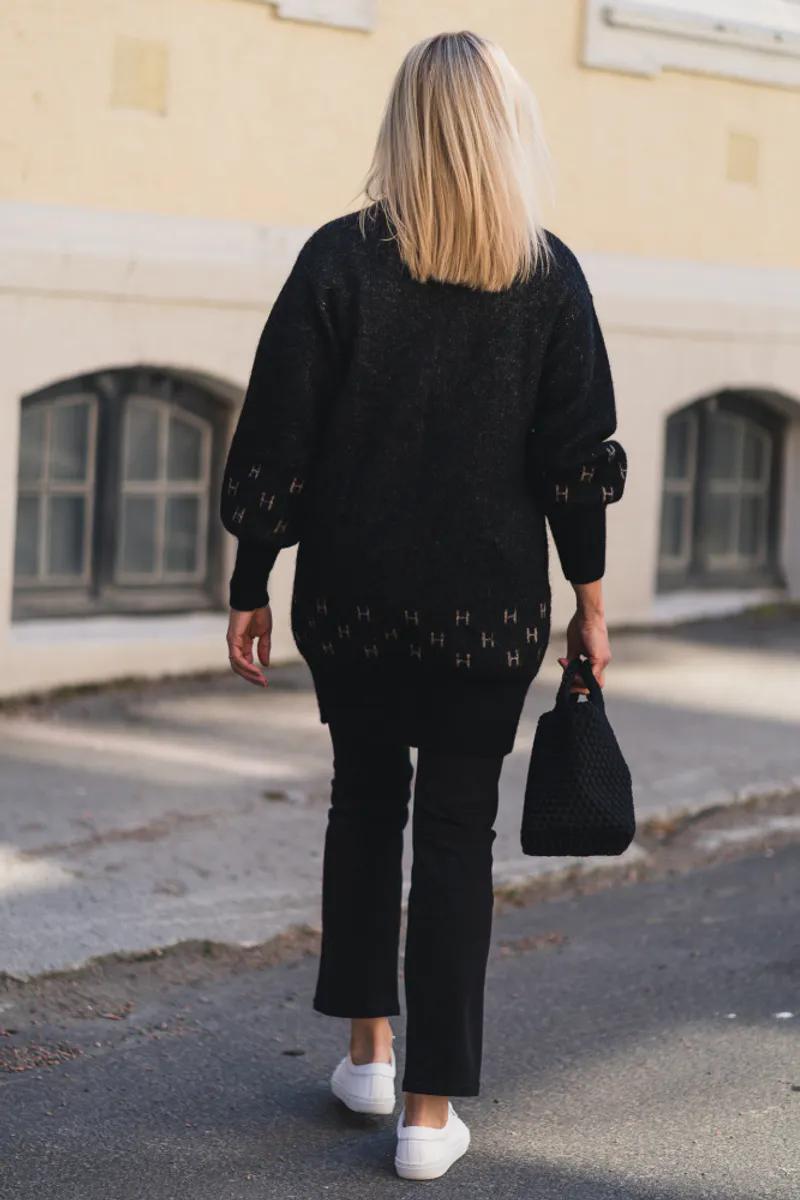 Martha Jacket Long Black 